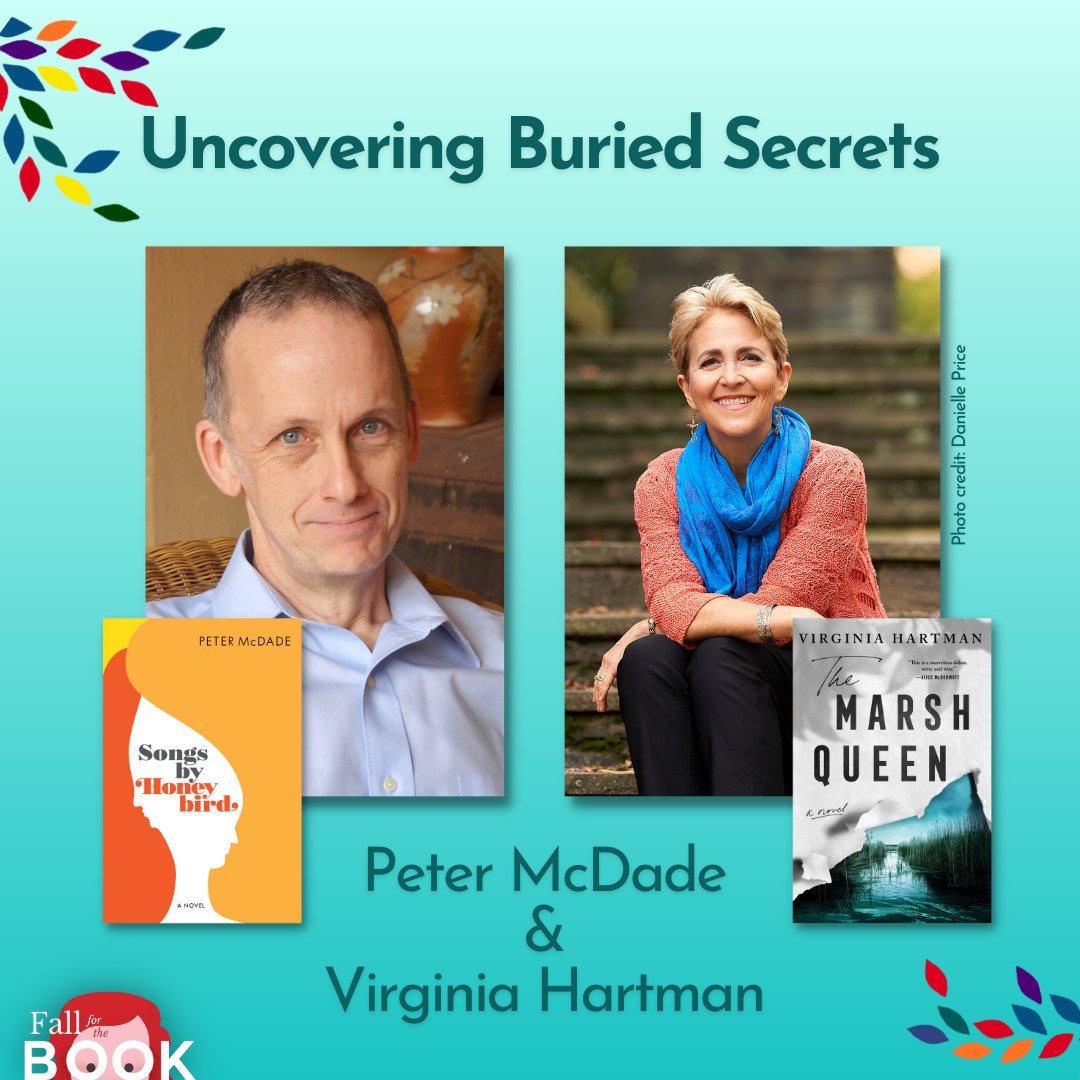 virginiahartmn's tweet photo. Join me tomorrow at 10am at Fall for the Book, George Mason University in Fairfax, VA, at the Wilkins Plaza Tent as I join Peter McDade in a fun discussion about writing fiction.

#TheMarshQueen #GalleryBooks #writingcommunity #booklovers https://t.co/8MnIY25eFz