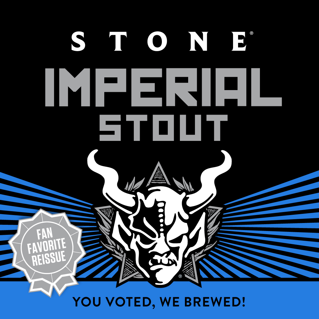 StoneBrewing's tweet photo. The year ain't done yet! We've still got one more fan favorite to bring back. Thanks to your votes in our poll last year, Stone Imperial Stout makes its triumphant return next week for a limited time in all its 10.8% obsidian glory. https://t.co/jd9p6ClozV