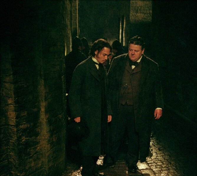 No_Reason_Jenz's tweet photo. He's a great man, a loyal man, he's a great actor, a great comedian, a beautiful friend, a beautiful father. He's amazing - Johnny Depp speaking about Robbie Coltrane 

R.I.P Robbie Coltrane https://t.co/VcrS382d7T