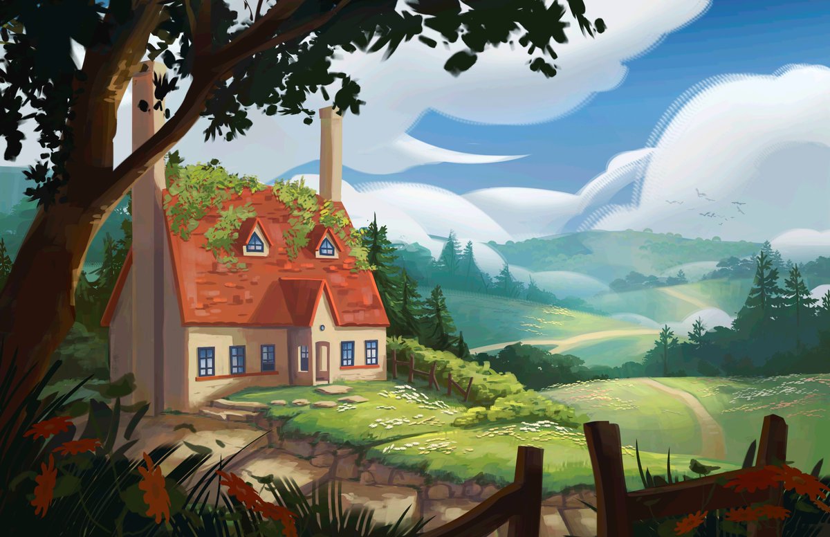 Color study, finished <3
.
.
.
#DigitalArtist #digitalartwork #landscape #Peaceful #Artists #colors #artshare