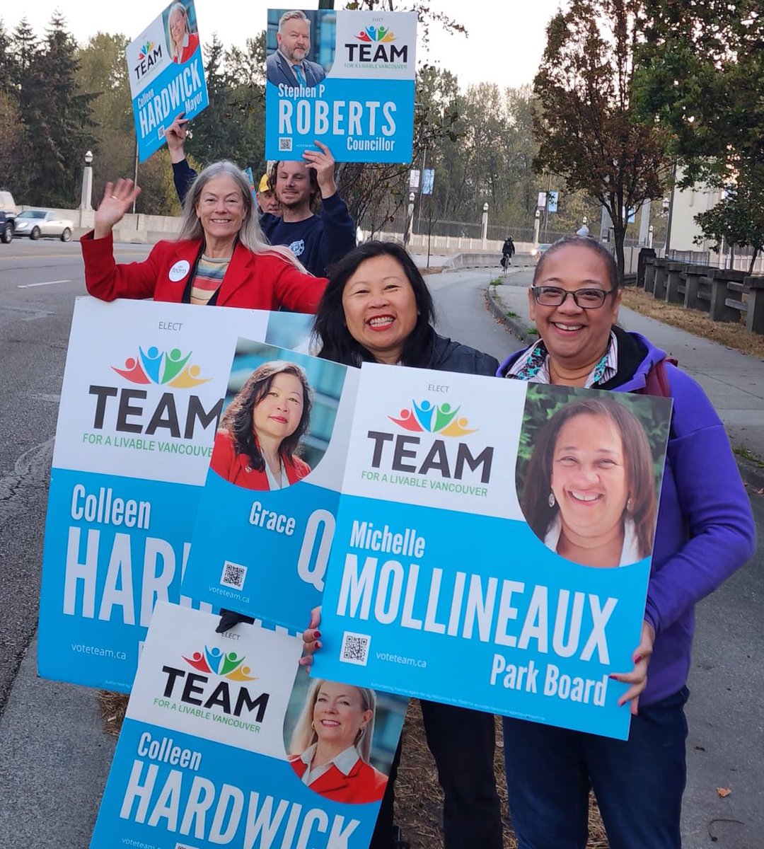 Have you seen many other mayoral candidates out burmah-shaving? <a href="/CllrHardwick/">Colleen Hardwick</a> puts in the work and gets the job done. She’ll be tireless as mayor, working for everyone in the city. Vote TEAM! <a href="/vote4team/">TEAM for a Livable Vancouver</a> <a href="/BillTieleman/">Bill Tieleman</a> <a href="/604Param/">Param Nijjar</a> <a href="/konnect2kumi/">kumi</a> <a href="/TriciaBarker49/">Tricia Barker 🇨🇦🏴󠁧󠁢󠁳󠁣󠁴󠁿</a> <a href="/SeanNardi_YVR/">Sean Nardi</a>