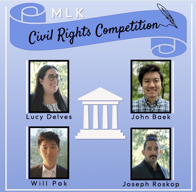 Good luck to our UC Davis MLK Civil Rights Competition team! We’ll be cheering you on as you represent WCL in Sacramento this weekend!