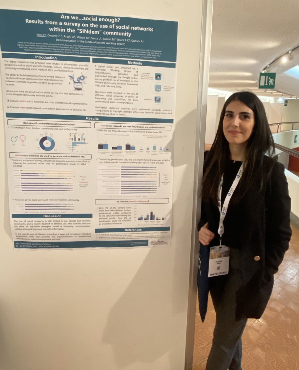 claudiameli_'s tweet photo. Today at #SINdem the results of a survey on the use of social networks in the Sindem community!
Special thanks to #SINdem4juniors working group💥 https://t.co/PqFRYes4q2
