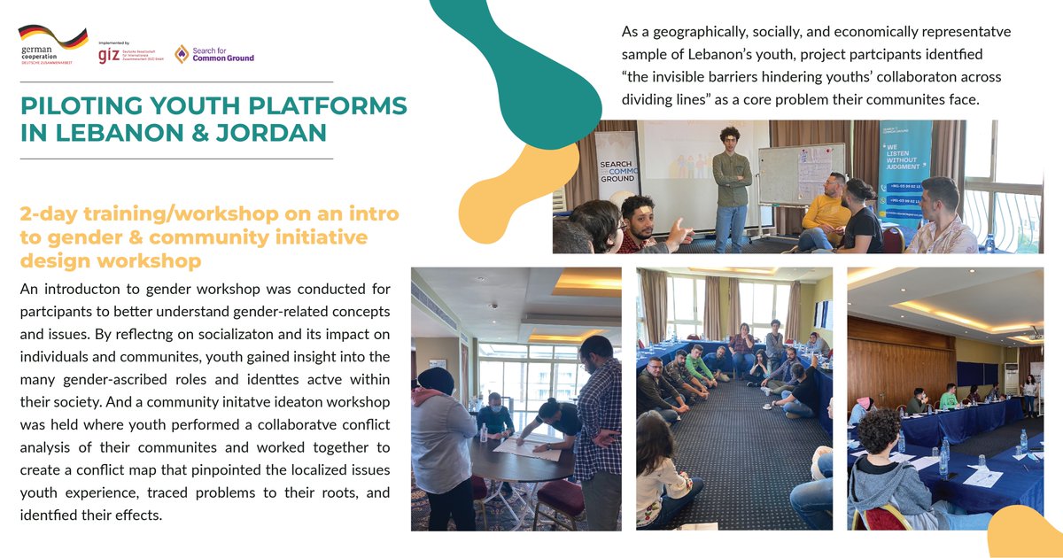 Our youth leaders are always eager to learn and achieve more! Our super searcher, Clara El Warrak, provided a Gender 101 workshop, which created the ground for passionate discussions. #youthempowerment #youthdevelopment