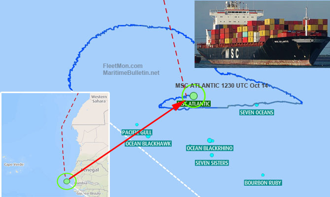 MSC 3000-TEU container ship abandoned, adrift in the Atlantic
maritimebulletin.net/2022/10/14/msc…