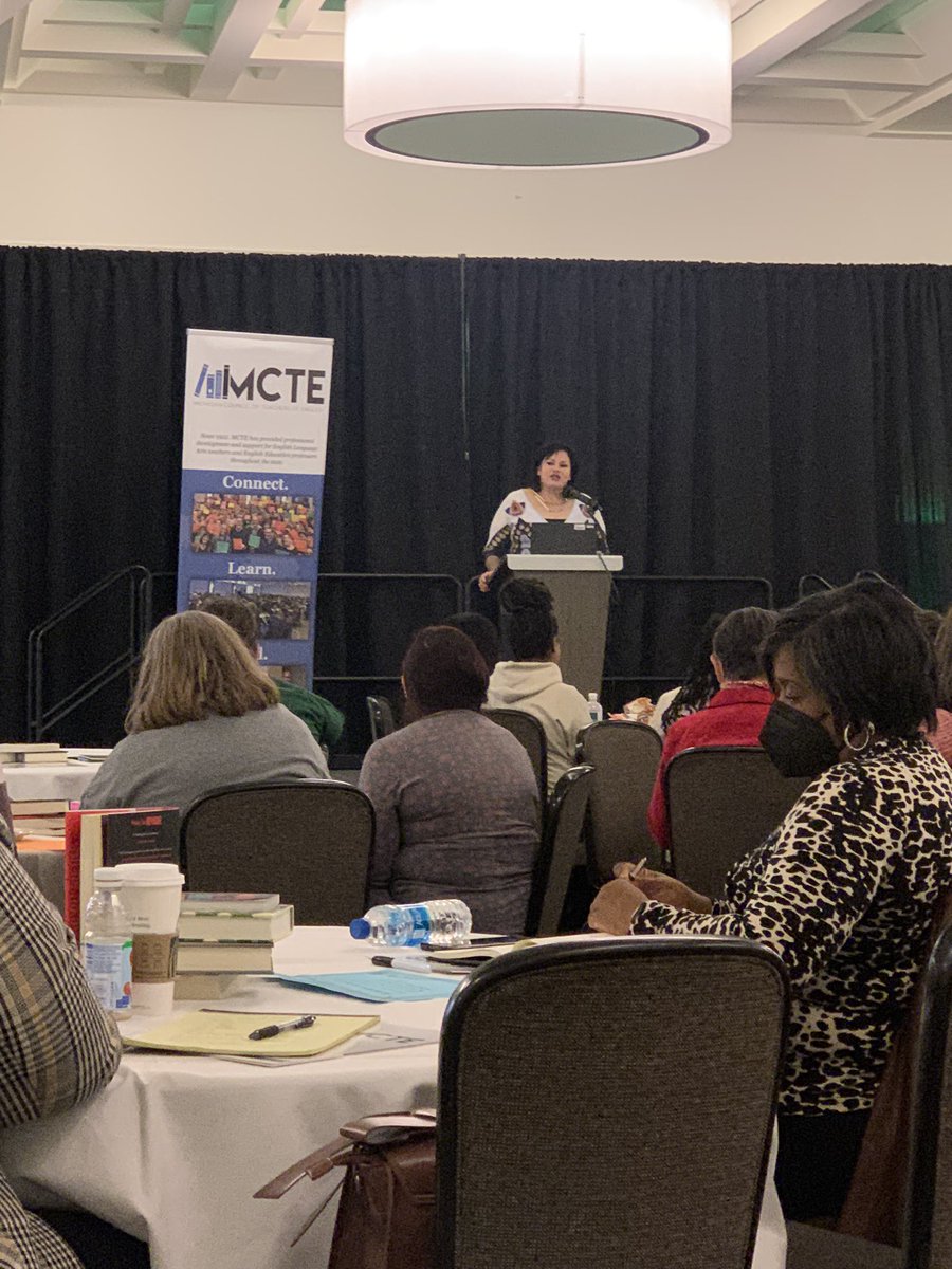 Ah, so good to be back and in person at <a href="/MCTE_MI/">MCTE</a>! Grateful for the chance to learn from <a href="/FineAngeline/">Angeline Boulley - #FIREKEEPERSDAUGHTER</a> #mcte