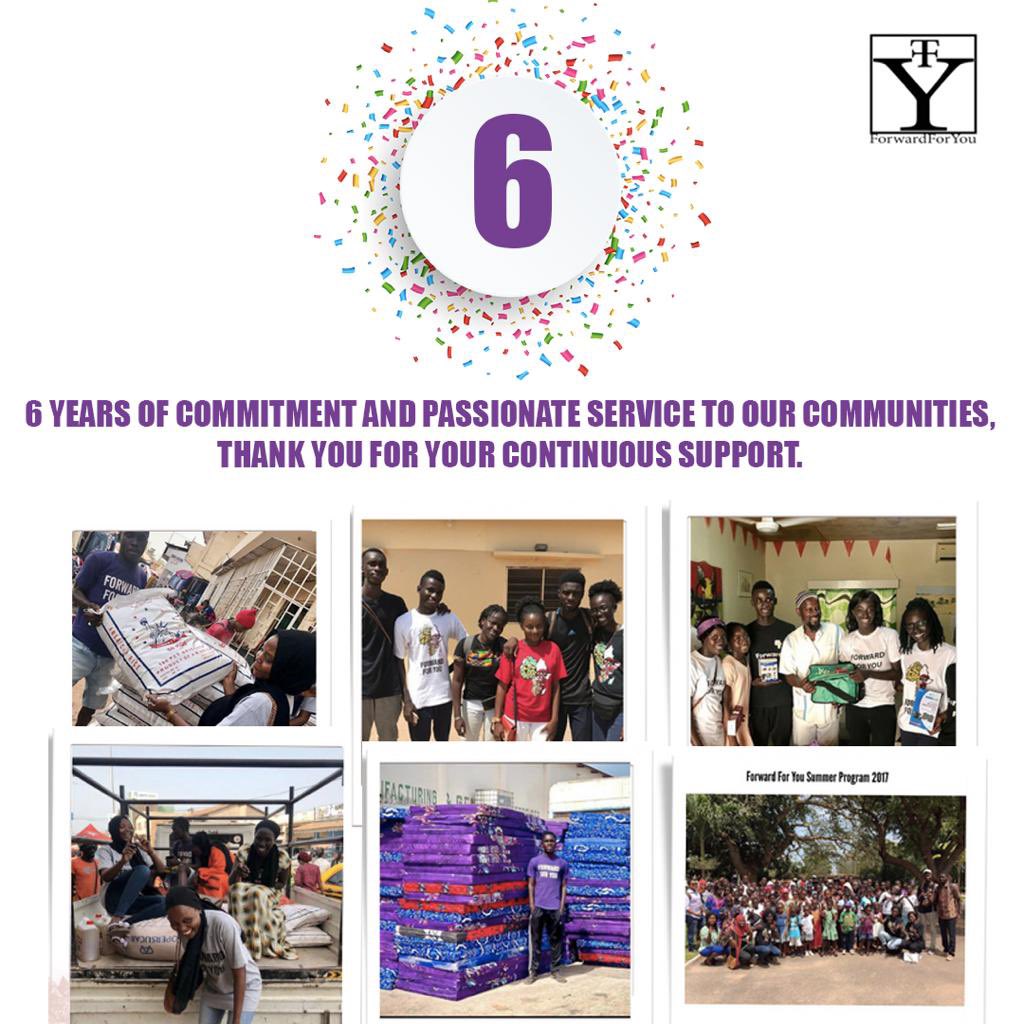 forwardforyou's tweet photo. 6 Years ago, on the Day of the Girl Child, @forward4you was officially registered in The Gambia. Over the years we have built a family, a very strong support system that has allowed us to make a positive impact in our communities. We thank you all for the continuous support. ❤️ https://t.co/SBUJ7D0Avg