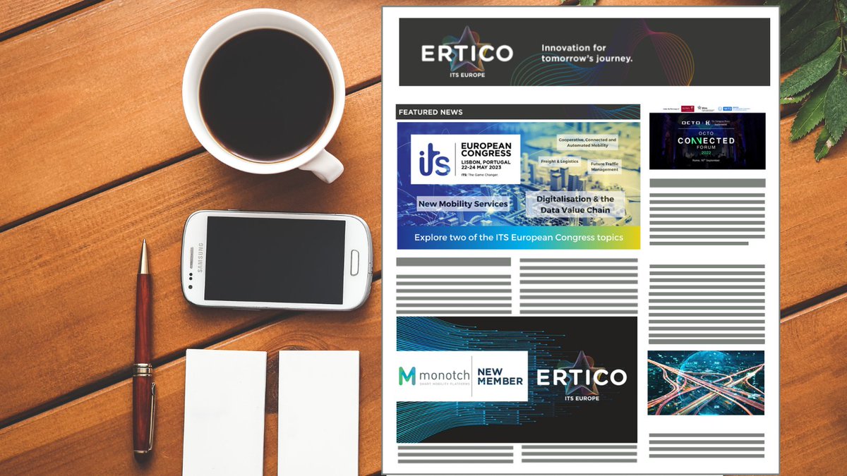 🗞️The fortnightly newsletter #TalkingITS is out! @ITS_Congresses shares in-depth info on two topics #ITSLisbon2023 👉Continue reading @ERTICO_CEO's perspectives on the European Data Strategy and the new partnership project #PLOTO's first meeting results! 🔗bit.ly/3CysNnI