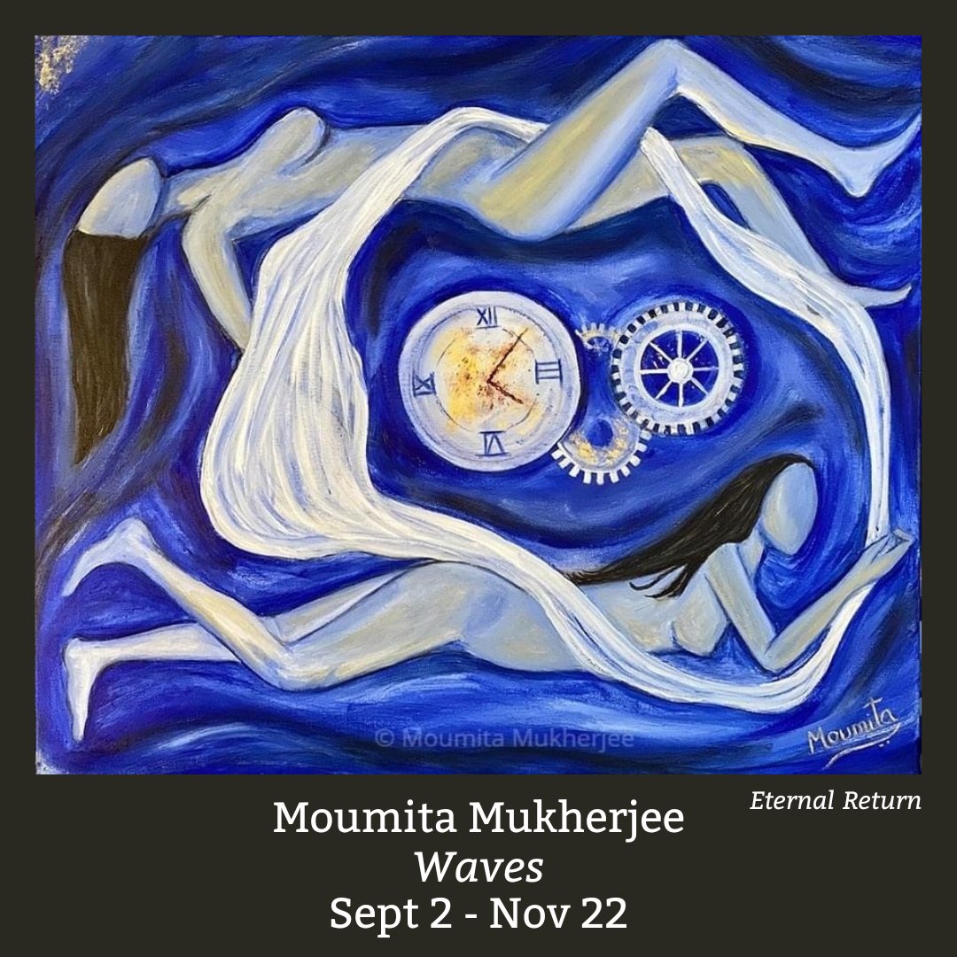 When planning a visit to GPAC, don't miss out on the amazing solo exhibits we have this Fall. View 'Waves' by Moumita Mukherjee through Nov 22. Visit the link in bio for more info.