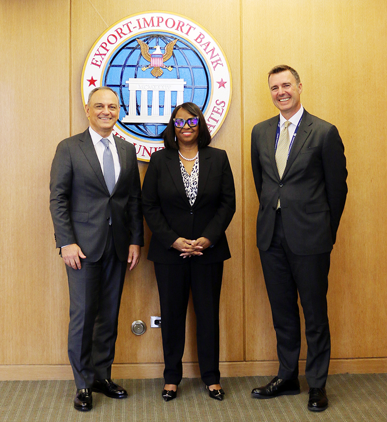 EXIMChair's tweet image. Thank you @BurganBankTR for visiting us at @EximBankUS headquarters today. It was an honor to welcome Chairman Hakan Eminsoy and CEO, Ali Murat.