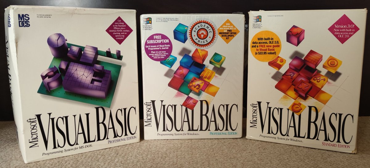 Term24_'s tweet image. These boxes are what a real art is, too charming and full of memories!
@Microsoft #VisualBasic #VisualC++