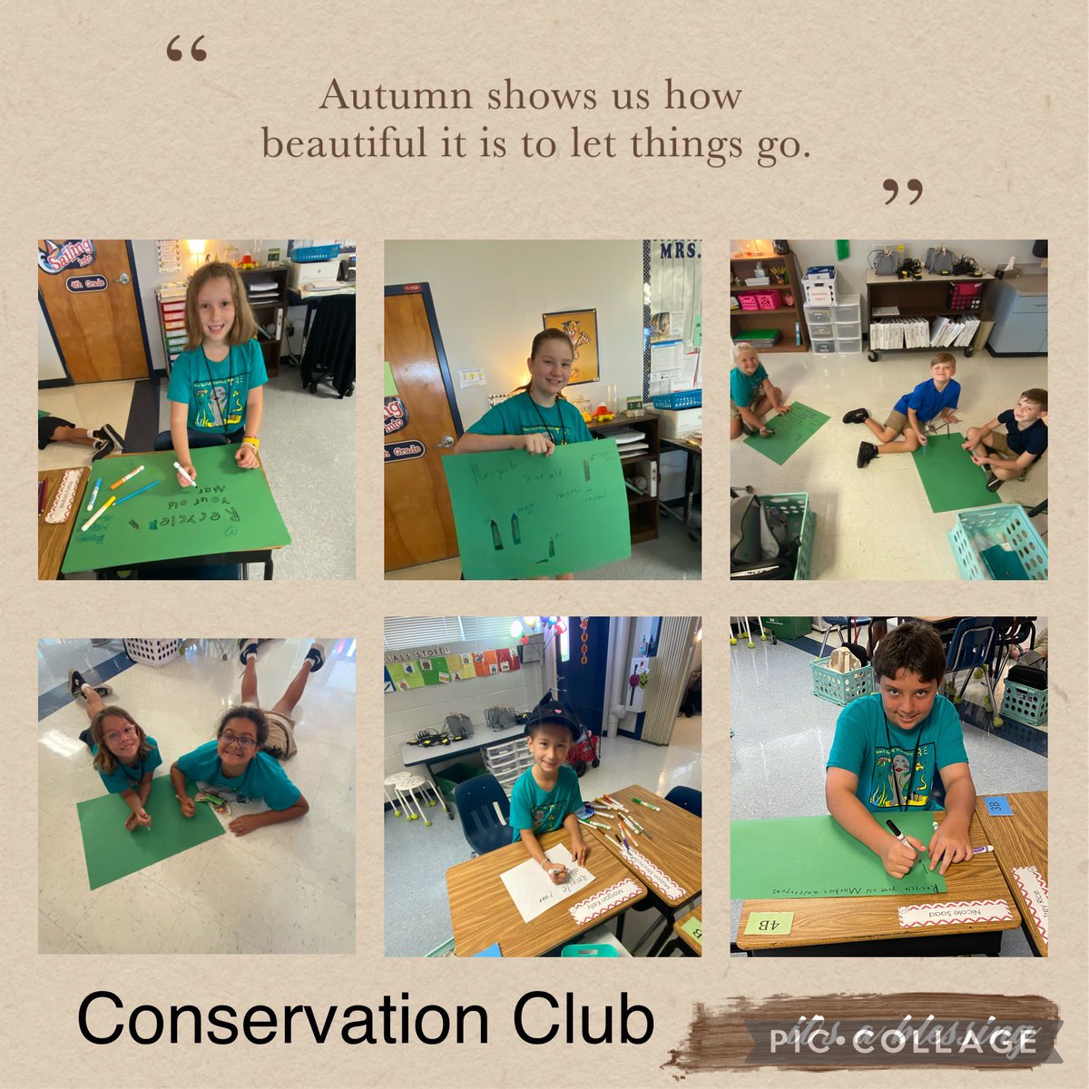 MrsSLowrie's tweet photo. @TBE_Clubs @TommieBarfield are @TheLeaderinMe Leaders. The #ConservationClub is requesting all of your old and used markers and crayons for us to #recycle through @Crayola @MrsCostello1 https://t.co/ltEcqsvXB4