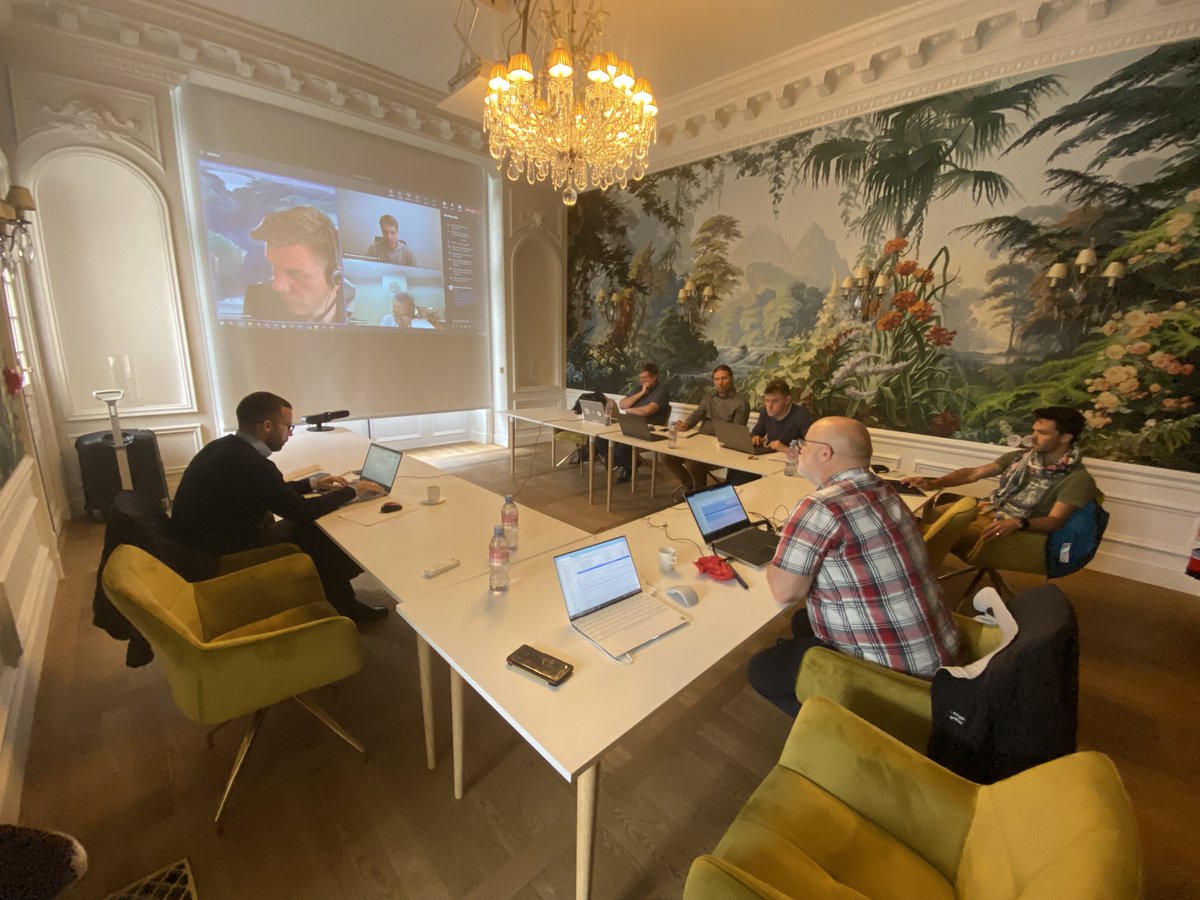 IHOhydro's tweet photo. #Sea surveys are central to hydrography &amp; underpin quest to #map our #oceans
Hydrographic Surveys Working Group discuss #seabed #mapping, update Manual on #Hydrography &amp; Standards for Hydrographic Surveying &amp; work on Guide to #Satellite Derived #Bathymetry. #RemoteSensing. https://t.co/x9YPfpmTSA