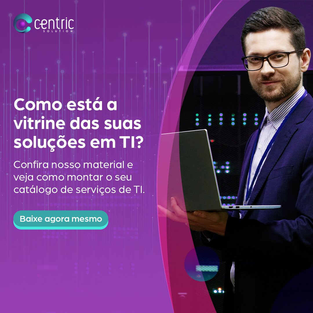 CentricSolucoes's tweet image. Veja como montar bom catálogo que funcione como um expositor de soluções prestadas.​

Baixe nosso material gratuito no link abaixo!​

​solucoes.centric.com.br/como-montar-se… ​
​
#catalogodeservicosdeti #centricsolution