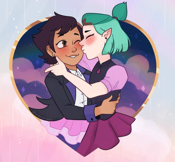 just a lil smooch  #TOH #lumity 