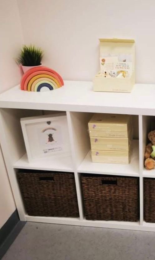 glosgynae's tweet photo. We couldn’t let #BLAW go by without a mention of the wonderful people who work hard to mean that we, not only have a lovely quiet in EPA @gloshospitals, that was funded by @_4Louis, but we can provide couples with memory boxes, bears @AchingArms, books and hearts @holdingheartgl https://t.co/VYDXLqGCMW