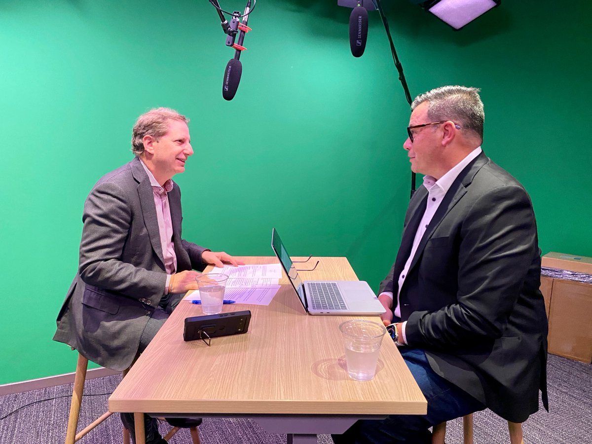ppforumca's tweet photo. Tune into #PolicySpeaking on Thursday to hear @egreenspon's discussion with @microsoftcanada President Chris Barry. This episode was recorded at Microsoft's Toronto Office! https://t.co/eZDMSPYDty