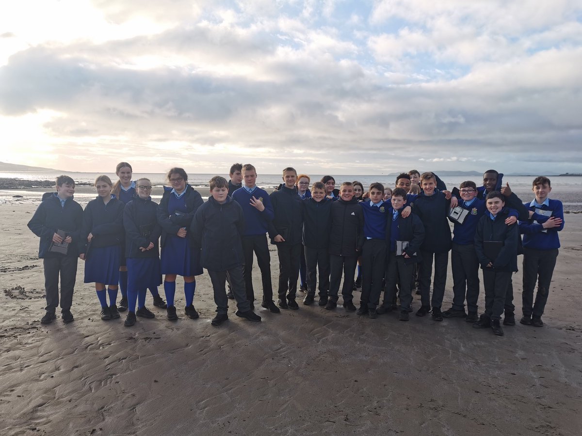 _MsLeahBrophy_'s tweet photo. 1B at the beach being sneaky Christians trying to identify each other secretly while keeping our religious identify hidden from the Roman Guards!🕵️👀 Delighted to report we only lost a couple of students to Roman Persecution! 😂 @stjosephsrush @KielyEmer #ichthus #RE #1stYear https://t.co/Nu2AODUog8