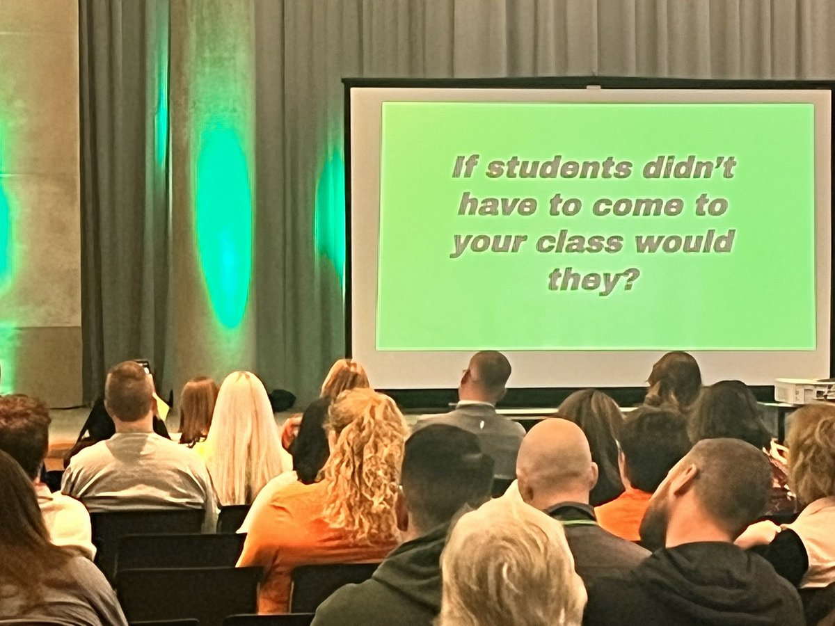 “We talk about content and curriculum but we teach kids. If you think you’re job is to just transfer information…you’ve been replaced by YouTube. As teachers, our job is bigger than that.” @chadostrowski #teachbetter22 @teachbetterteam #Imagine #creativity