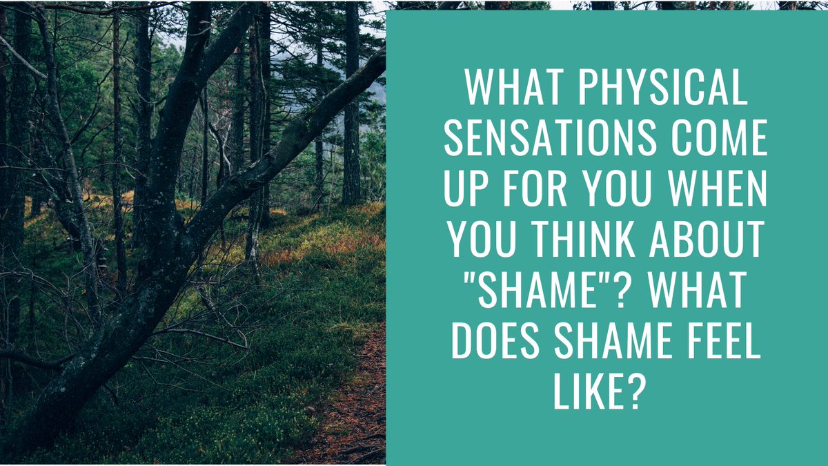 Q2: What physical sensations come up for you when you think about "shame"? What does shame feel like? #MedHumChat