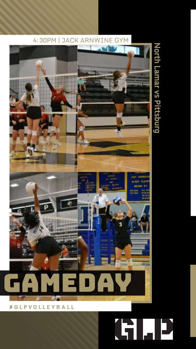 PittLadyPirates's tweet photo. It's Gameday and Senior Night!! GLP Volleyball will be playing against North Lamar!! Varsity will start us off at 4:30pm with JV Gold and JV White to follow. Come out and support these ladies ESPECIALLY OUR 4 SENIORS as they travel their road to playoffs!! https://t.co/gq3TZM7NAA
