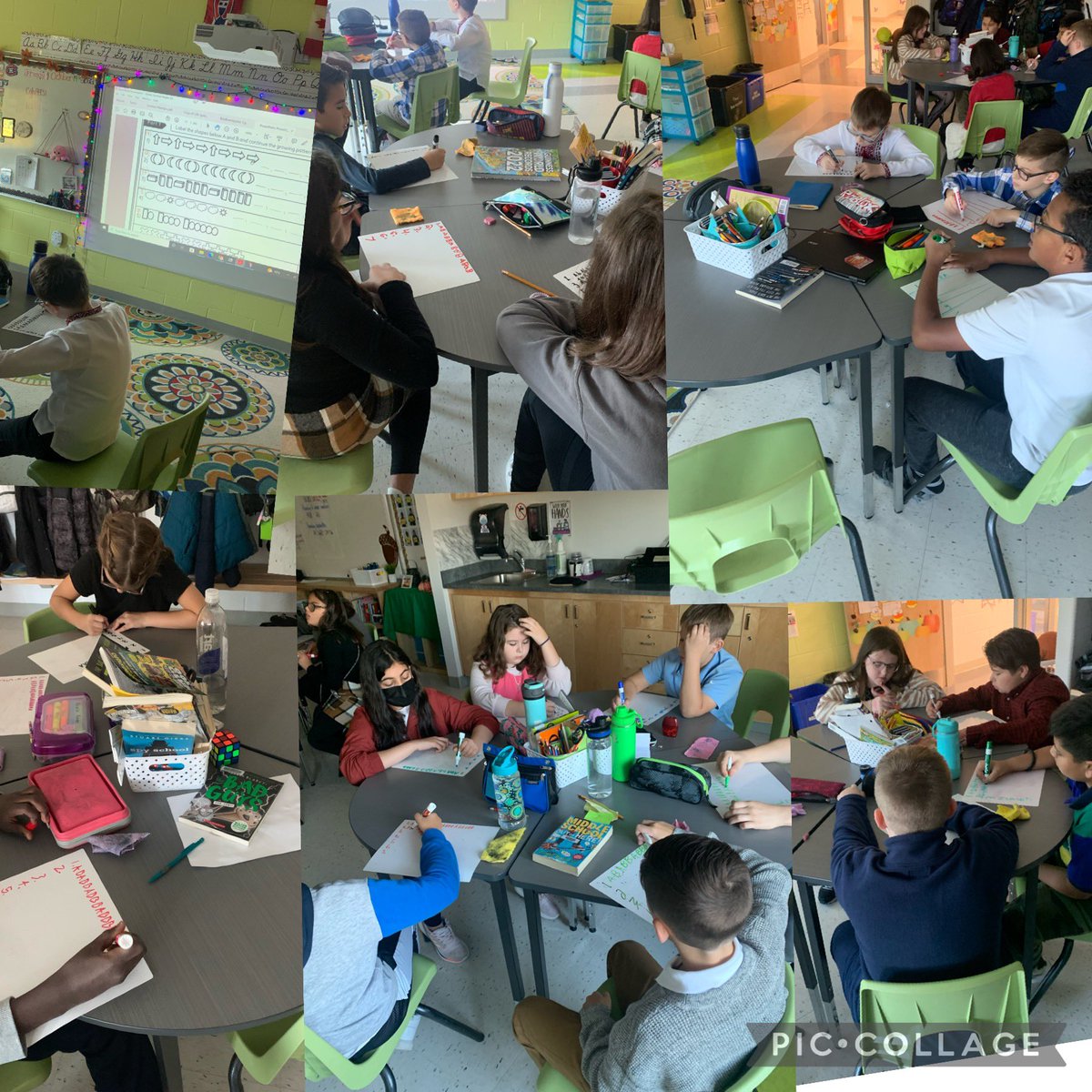 mslightsgrade6s's tweet photo. Labeling, continuing and creating growing patterns @RedeemerOCSB https://t.co/FcMzEKkt8i