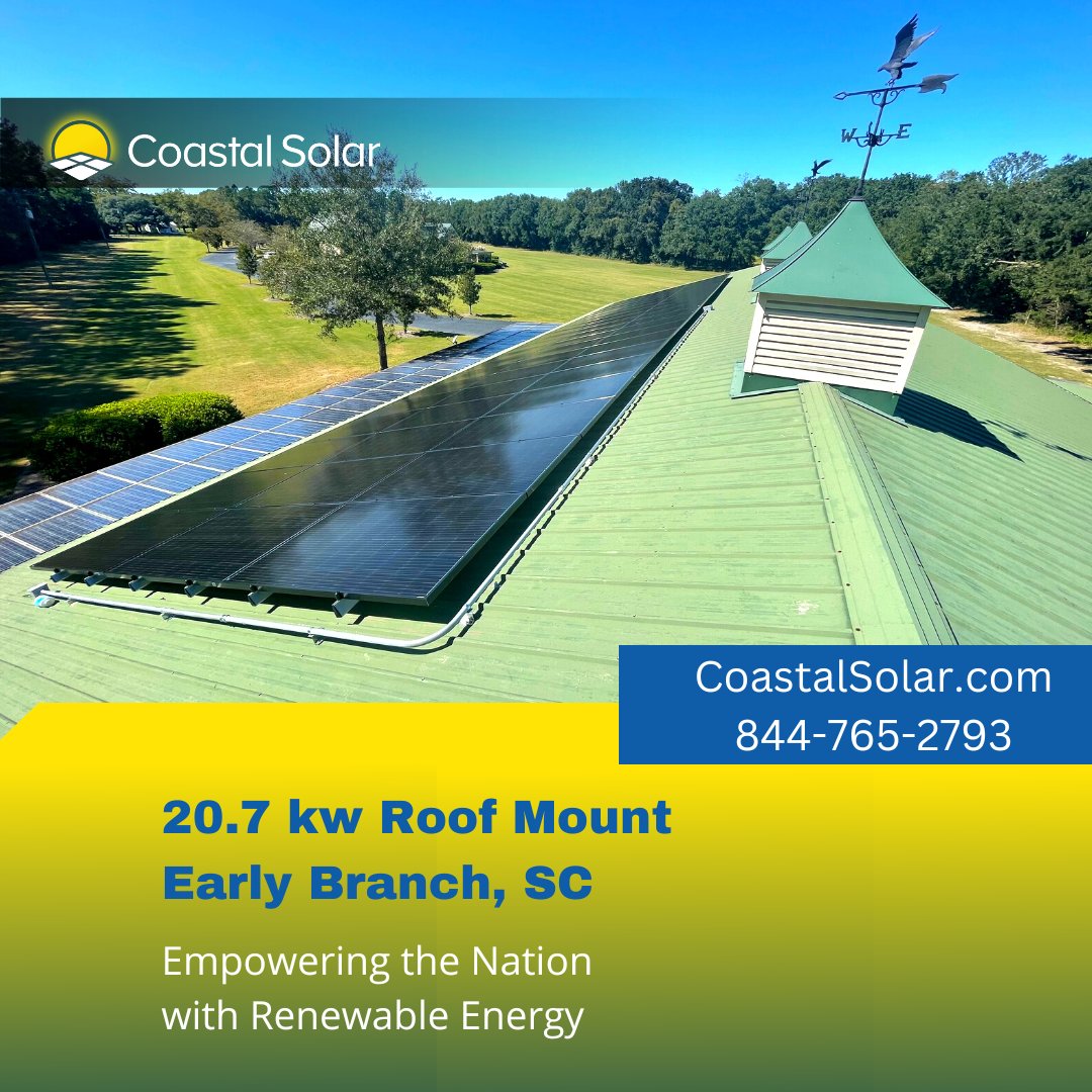 Call Coastal Solar today for a free no-obligation solar estimate!
#coastalsolar #solarpower #savemoney #cutcost #savemoneywitheverysunrise