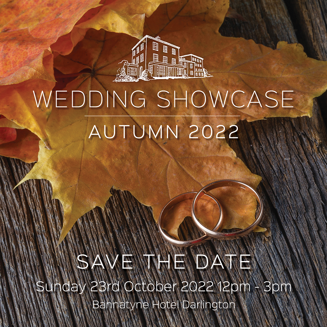 WEDDING SHOWCASE 2022

SUNDAY 23RD OCTOBER 2022, 12PM - 3PM

To book your place today, please fill out the form attached to the link below:
www2.bannatyne.co.uk/wedding-showca…