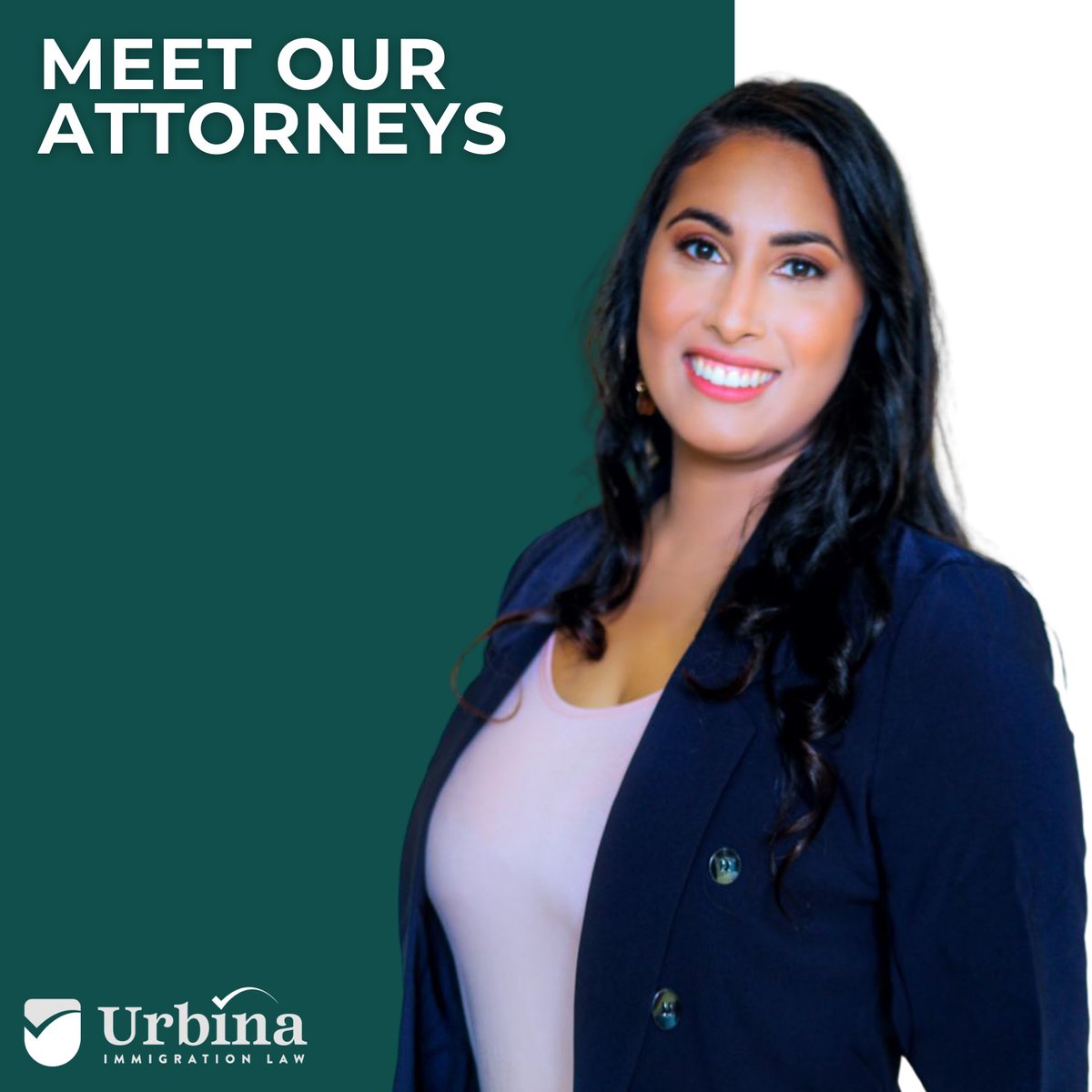 urbinalawfirm's tweet photo. Urbina Law Firm's Associate Attorney Karla Verma

Verma focuses on immigration and utilizes her knowledge and experience to help clients navigate the complex US immigration system.
Get to know her more: https://t.co/OpaZ9wQhlq https://t.co/PMmLi7eSNv
