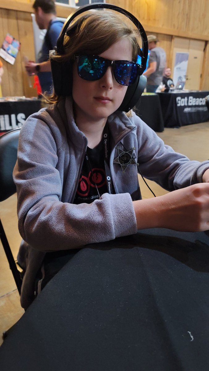 My Geeklings look so much cooler than I do when running a lockpick village <a href="/DSM_Locksport/">Des Moines Locksport</a> #Deadwood2022 #WWHF