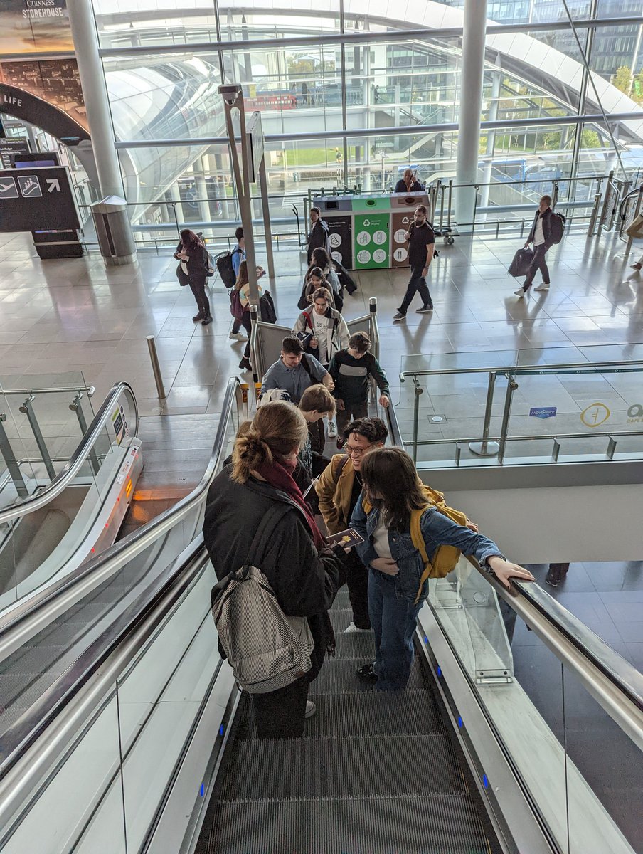 TCDLaidlaw's tweet photo. The Trinity delegation is eagerly on its way to the #LaidlawScholars conference in London. Looking forward to seeing the range of research and leadership projects undertaken by students across the Laidlaw Network! https://t.co/z2CbQwgXim