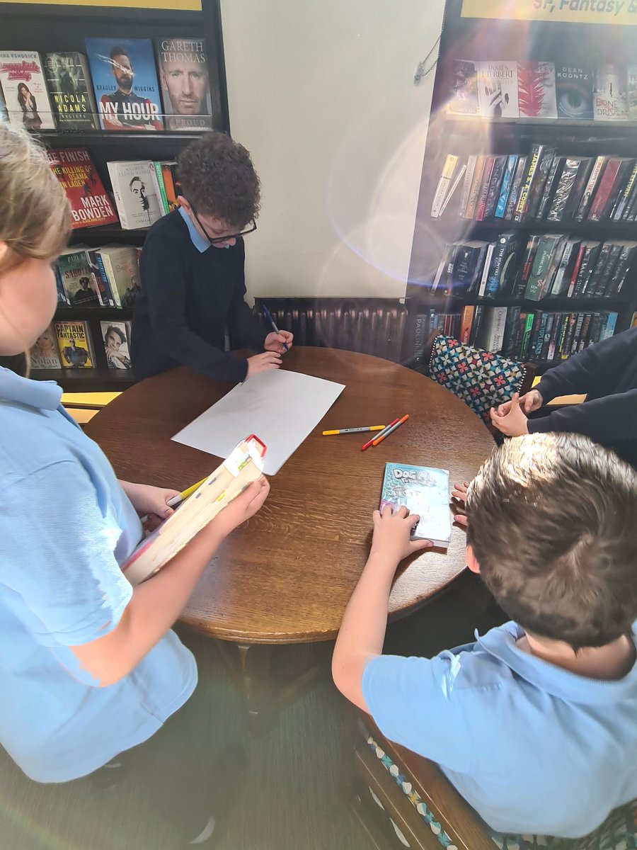 hcpsleeds's tweet image. Designing a poster to persuade the class to choose their book #readingisfun #HunsletLibrary