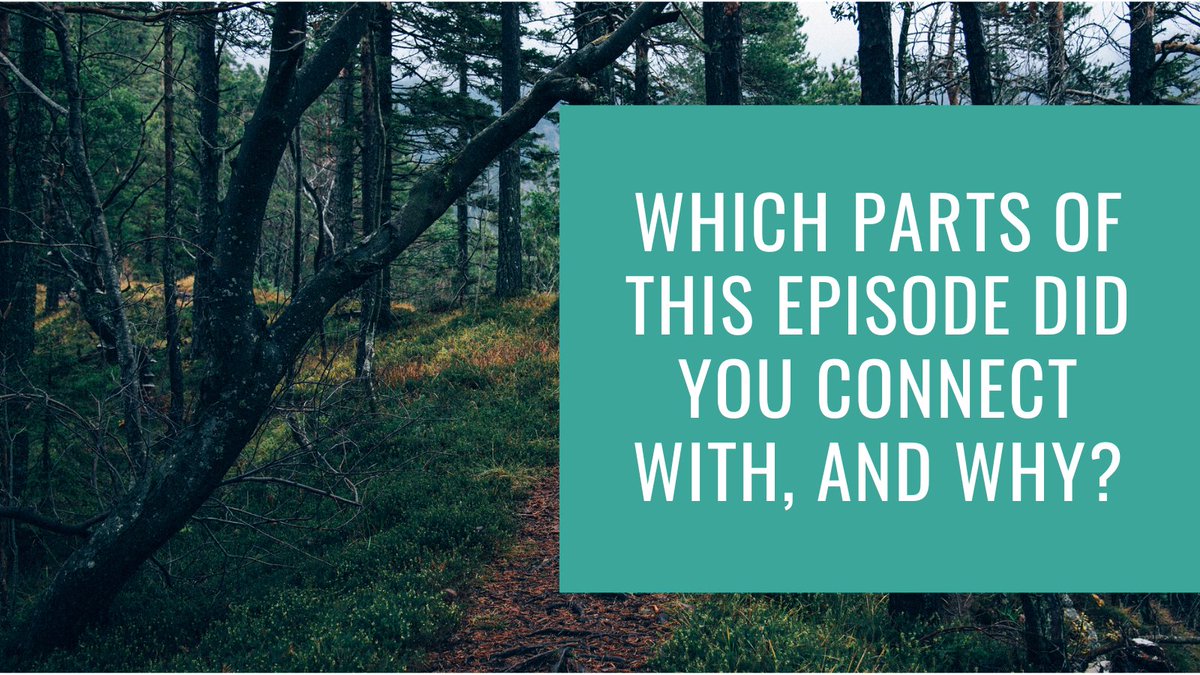 Q1: Which parts of this episode did you connect with, and why? #MedHumChat