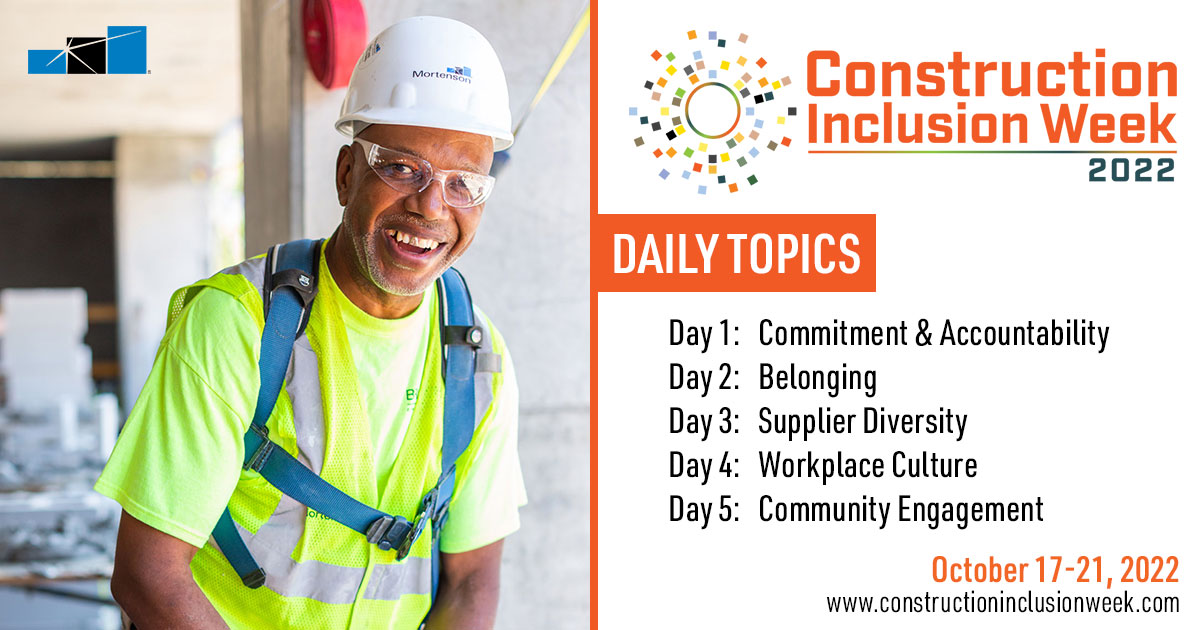 Join us starting Monday for #ConstructionInclusionWeek! Register and download daily content here: constructioninclusionweek.com