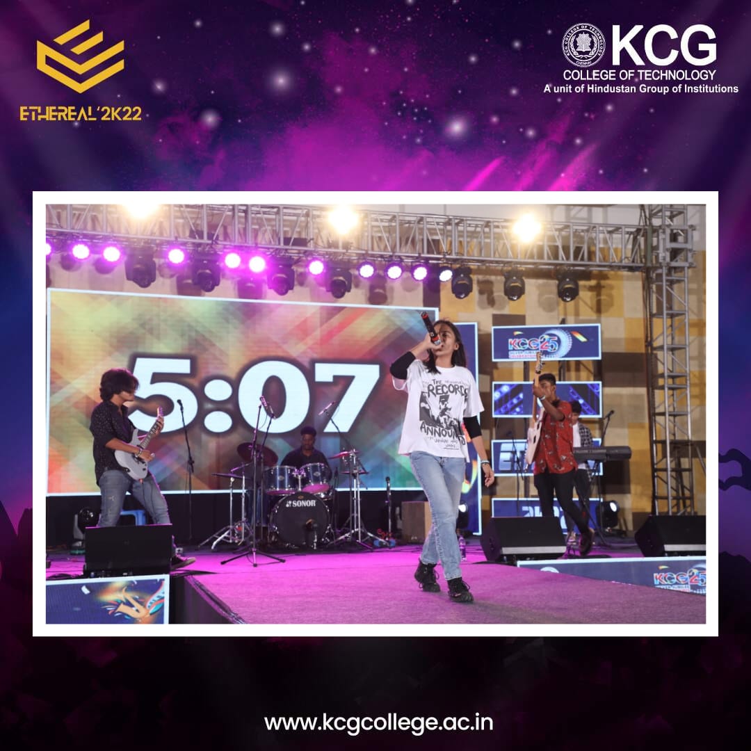 KCGtechnology's tweet photo. It was a battle of the bands at the Music Band Competition at KCG Ethereal 2K22 as various teams rocked the stage with their stellar performances!
#KCGCollege #KCGEthereal #Ethereal2K22 #musicfest #musician #musicday #college #collegeculturals #collegelife https://t.co/9LQNW3s2FS