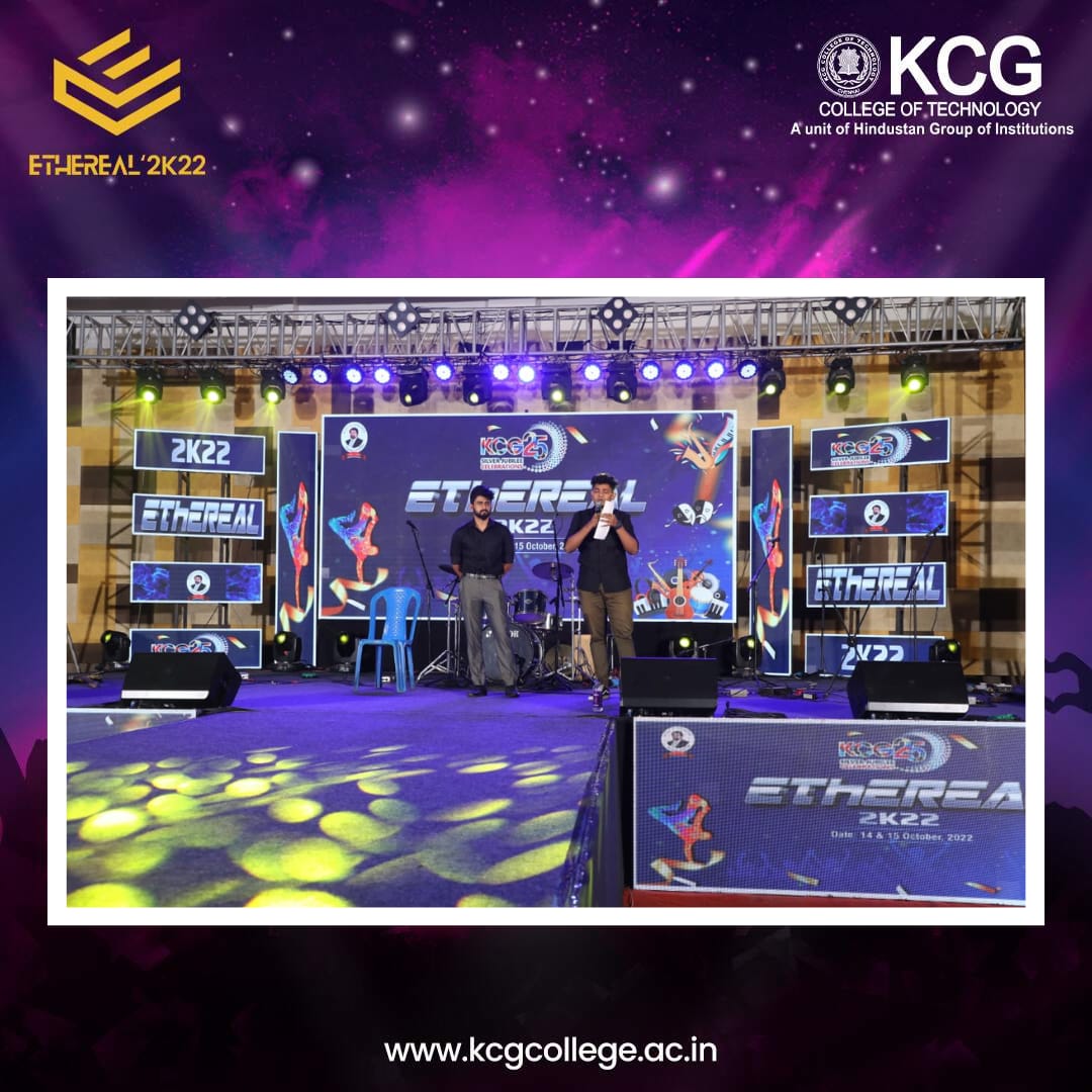 KCGtechnology's tweet photo. It was a battle of the bands at the Music Band Competition at KCG Ethereal 2K22 as various teams rocked the stage with their stellar performances!
#KCGCollege #KCGEthereal #Ethereal2K22 #musicfest #musician #musicday #college #collegeculturals #collegelife https://t.co/9LQNW3s2FS