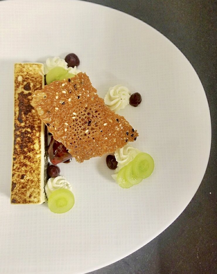 ChathamBarsInn's tweet photo. Happy National Dessert Day from our talented pastry chefs! Desserts from our STARS restaurant:
* PUMPKIN CUSTARD NAPOLEON 
* GINGER CRÈME CARAMEL
* VANILLA BLACK SESAME CHIBOUSTE 
* BLACK FOREST FLOURLESS CHOCOLATE CAKE #NationalDessertDay #CapeCod @preferredhotels @VisitCapeCod https://t.co/LtkusI9Zxh