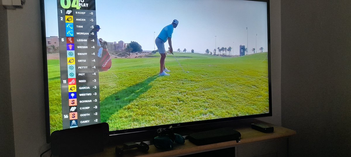 pat_mac10's tweet photo. @LIVGolfGO what better way to spend a rainy Friday in Cork Ireland. #SweatyPalmsInJeddah https://t.co/9raAwn7WQj