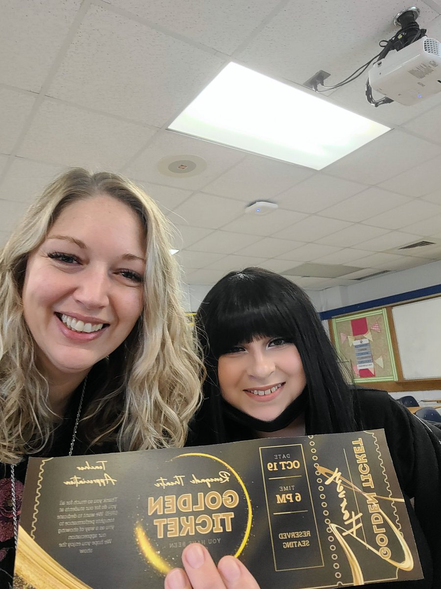 I GOT A GOLDEN TICKET! SRHS Theater
