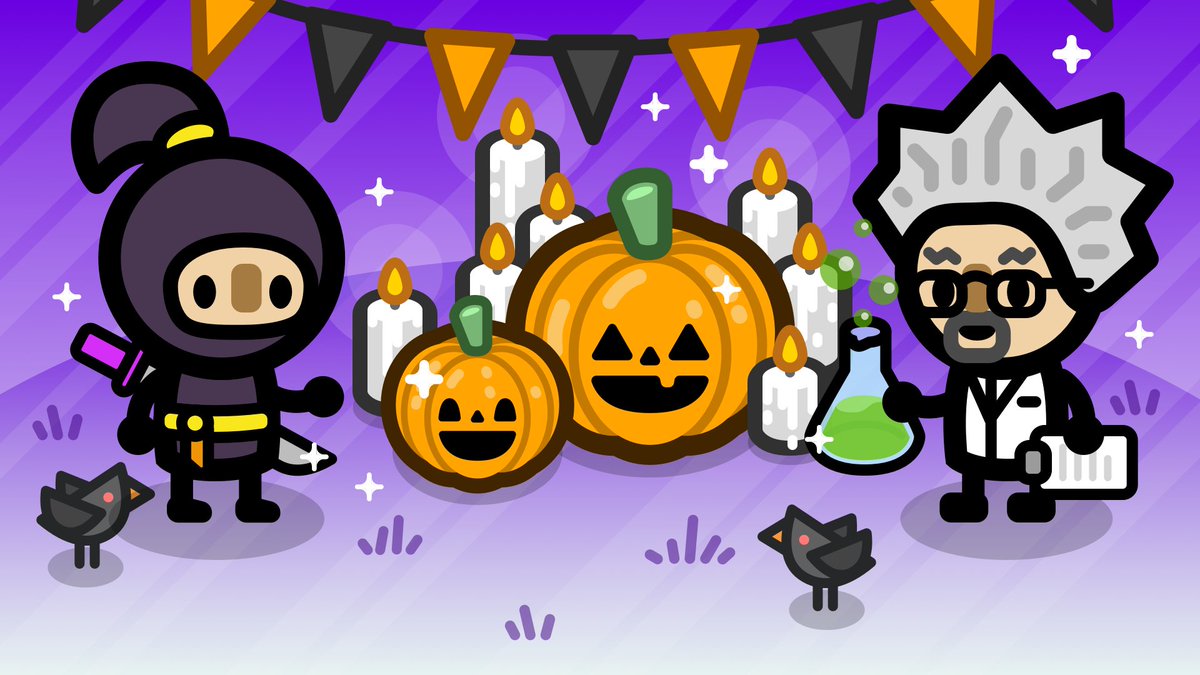 MugshotGames's tweet photo. The Sliding Seas Halloween event starts this weekend! 🎃🎃🎃

Collect pumpkins for special rewards and prizes! This event starts Fri 11am and runs each weekend of October. Play now and join the fun! https://t.co/Sn7e0WPVOw