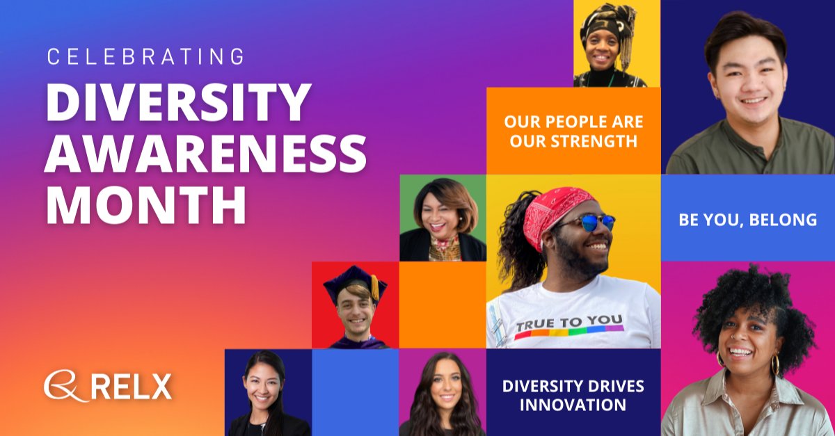 RecruitingThere's tweet photo. Each October we celebrate Global #DiversityAwarenessMonth across @RELXHQ and pay tribute to the diverse minds and beliefs held by all cultures around the world and across our organization. #RELXDiversity https://t.co/A5BvTI70PJ