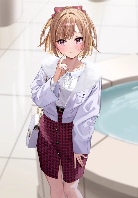 ちょっと早く着きすぎちゃいました…大丈夫です! 私、待つのも好きですから! 
