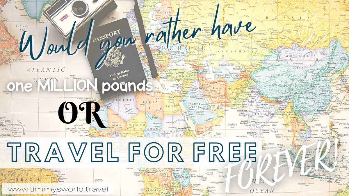 Timmysworld2022's tweet photo. What would you do?
#onemillionpounds #million #money #free #travel #freeforlife #lifestyle #lovelife #livelife #decisions #choice #whatwouldyoudo #trave #traveltrivia #travelquestion #answer https://t.co/r8JnUOWIOb