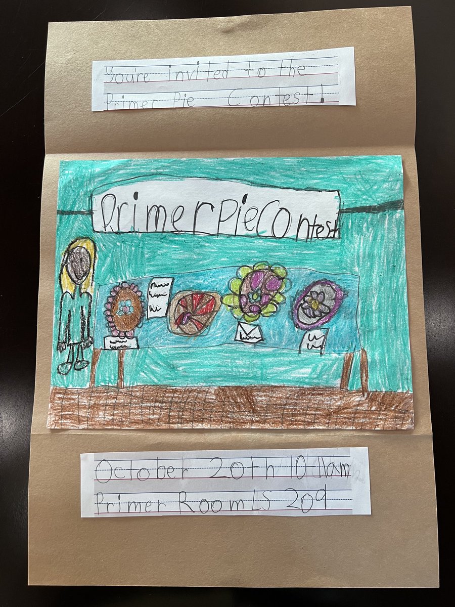 It’s not very day that I get mail sealed with wax! And was announcing my favorite day of the year. I can’t wait for the Primer Pie Contest!