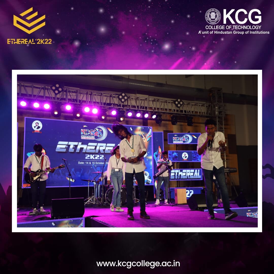 KCGtechnology's tweet photo. It was a battle of the bands at the Music Band Competition at KCG Ethereal 2K22 as various teams rocked the stage with their stellar performances!
#KCGCollege #KCGEthereal #Ethereal2K22 #musicband #musicfest #musician #college #collegeculturals #collegelife https://t.co/nIi53Q4foG