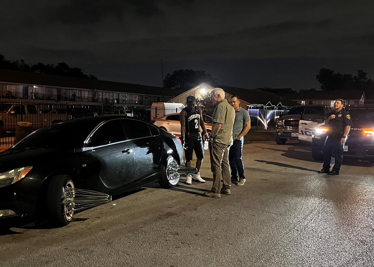 JohnCornyn's tweet photo. The brave men & women of law enforcement put everything on the line to keep our communities safe.
I was privileged to join @HoustonPolice @HPOUTX on patrol last night to see firsthand what they're up against. https://t.co/NbTPH59VXO