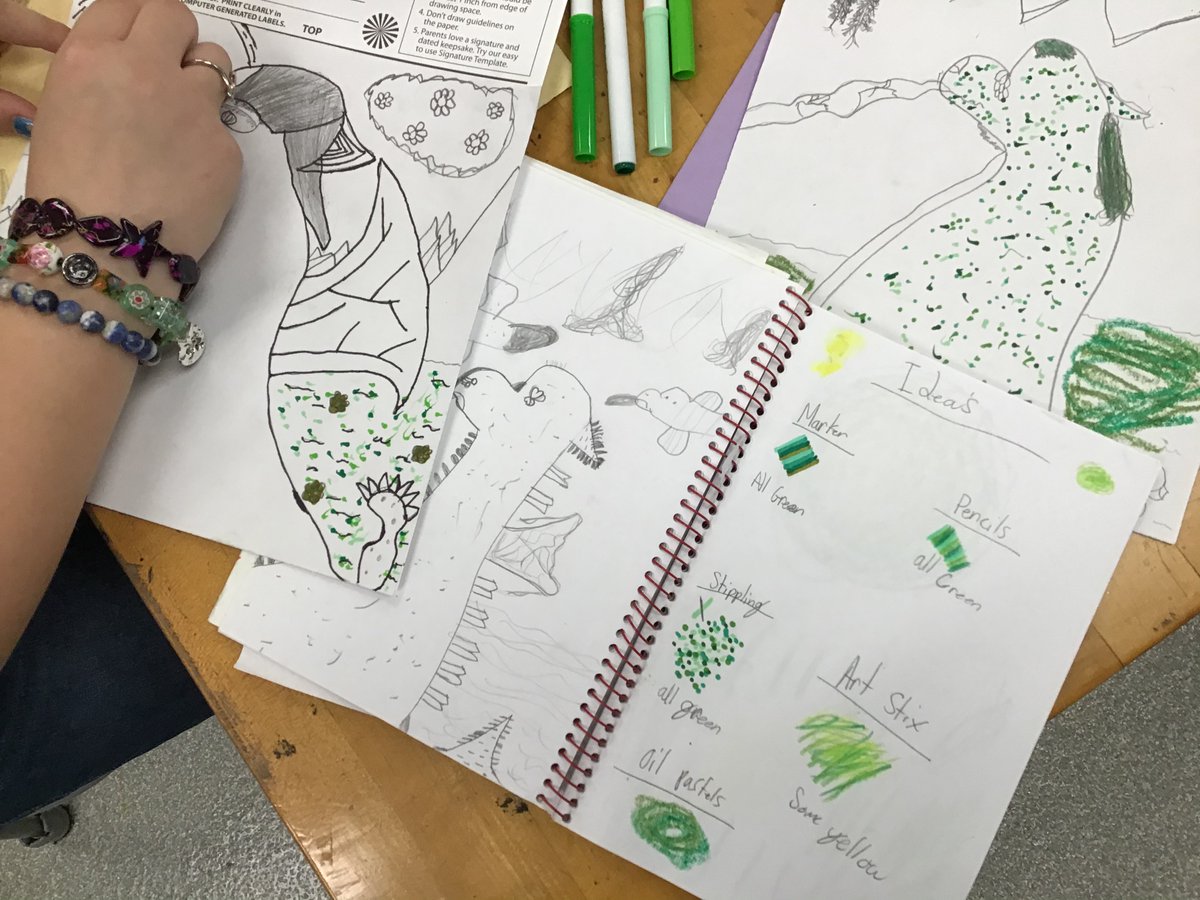littleboltsart's tweet photo. These #artists are amazing planners! They really explored their ideas! #artistsontwitter #arteducation #art #education #creativity #studiohabitsofmind #choicebasedart #choicebasededucation #Teachers #artteacher #teachingforartisticbehavior https://t.co/6QJA0WLnT1