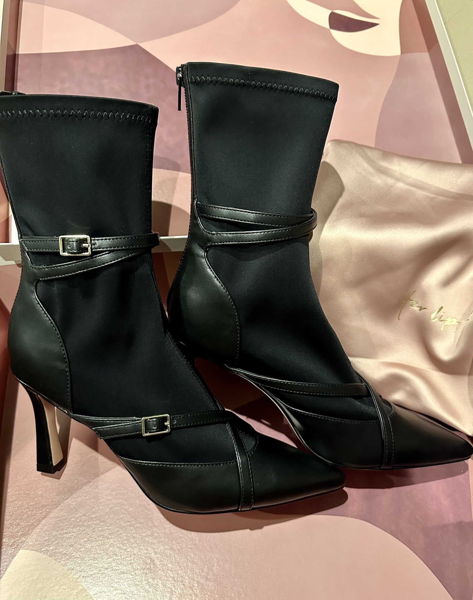 herlipto Double Belt Ankle Boots