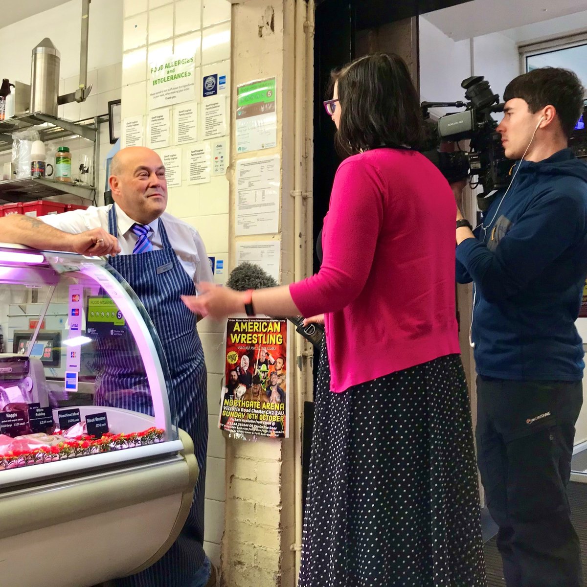 CH_Northgate's tweet photo. We were thrilled to welcome @kaleighnews from @BBCNWT to film in the old and markets today and interview Cllr Beacham plus traders Geoff, Steph and Rae about their move over to the new market next month. Also don't miss @BBCRMersey feature this morning: https://t.co/DZ8Xs6pfBW https://t.co/pyxwmGPL6J