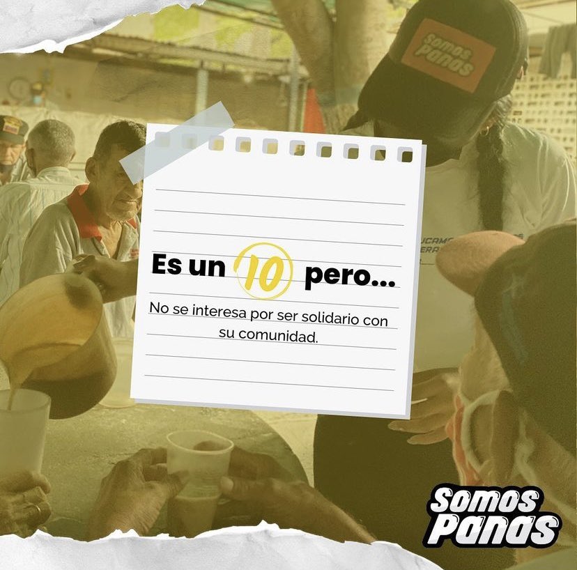 Somos__Panas's tweet photo. ¡Es un 10, pero...! 🫣🫠

La empatía es uno de los valores más importantes dentro de una nación. 🫶

¡Anímate y contribuye con quienes más nos necesitan, es una experiencia maravillosa, se un verdadero DIEZ! 😎

#Ong #SomosPanas #Venezuela #Ayuda #Jornadas #Comunidad https://t.co/Ms1TSJW19j